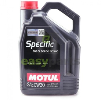 Олива 0W30 Specific (5L) (503.00/506.00/506.01) (106437) MOTUL 824206