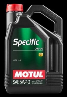 Олива мот 5W40 5L SPECIFIC CNG/LPG =854051 MOTUL 101719