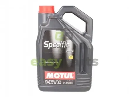 Масло моторне 100% синтетичне д / авто MOTUL 843651 / 104845