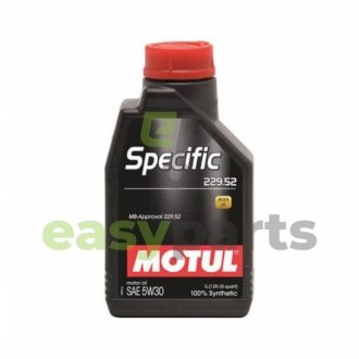 Масло моторне 100% синтетичне д / авто MOTUL 843611 / 104844