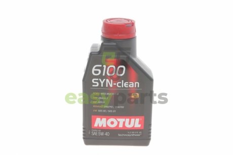 Олива 6100 Syn-clean SAE 5W40 1 L MOTUL 854211