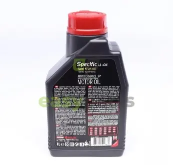 101272 Олива двигуна 1L Specific LL04 SAE 5W40 1L (ACEA A3/B4/C3 BMW Long Life-04) MOTUL 832701