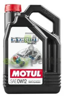 Олива 0W12 NGEN Hybrid (4L) (107152) (SAE J 300/ASTM D1298/ASTM D445/D4741) знятий з виробн MOTUL 333307