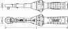 Ключ динамометричний 1/2" 60-320 Нм 628 мм HAZET 5123-3CT (фото 10)