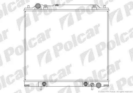 Радиатор охлаждения Polcar 525008-2