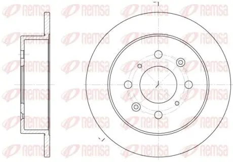 Диск гальмівний REMSA 6521.00