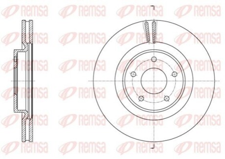 Диск тормозной REMSA 61790.10