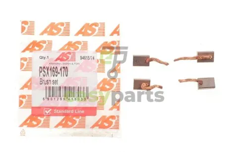 Щітки стартера Citroen Nemo/Peugeot Bipper 1.3 HDi 10- AS-PL PSX169-170