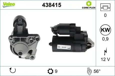 Стартер Valeo 438415