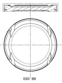 Поршень MAHLE / KNECHT 030 99 00