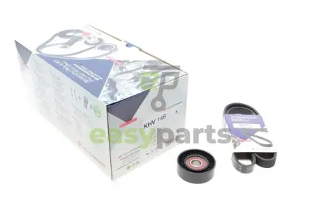 Комплект ременя генератора Fiat Doblo 1.6 16V 01- (5PK938) HUTCHINSON KHV 146 (фото 1)