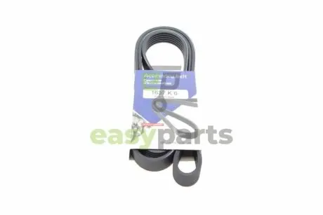 Ремінь генератора VW LT 2.8TDI 96KW/Ford Transit 2.0DI 00-14 (6PK1637) HUTCHINSON 1637 K 6