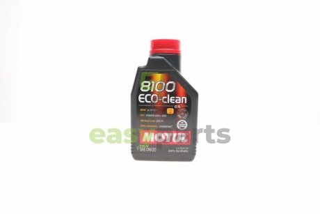 Олива 0W20 Eco-clean 8100 (1л) (108813) MOTUL 868111