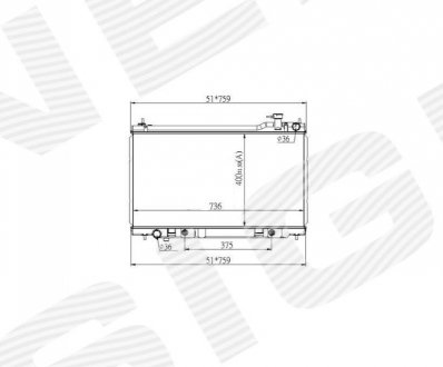 Радіатор Signeda RA68728Q