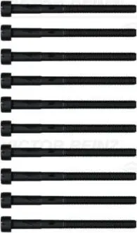 Комплект болтів з головкою системи TORX з чорного металу VICTOR REINZ 143232801