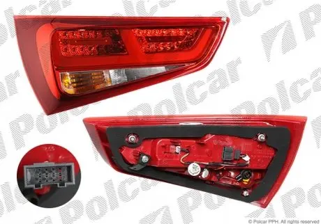 Фонарь задний Polcar 1300881H