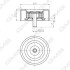 Ролик ремня навесного оборудования GMB GTA0910 (фото 4)