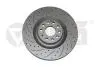 Диск тормозной передний перфорированный (Geomet) Skoda Superb (08-13)/VW Golf (0 Vika 66151717001 (фото 1)