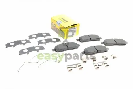 Колодки гальмівні (передні) Ford F-150/Lincoln Mark LT 05- TEXTAR 2240601