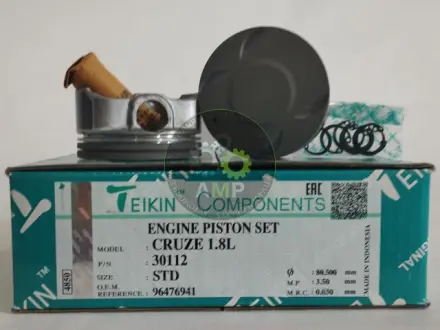 Фото поршні STD (к-кт на мотор) Chevrolet CRUZE F18D4 TEIKIN 30112STD Поршні STD (к-кт на мотор) Chevrolet CRUZE F18D4 TEIKIN 30112STD