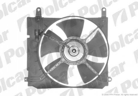 Вентилятор радіатора (в зборі)Daewoo Lanos Polcar 291223W2