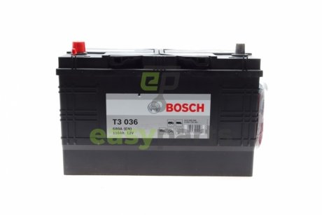 Акумуляторна батарея 110Ah/680A (349x175x235/+L/B00) BOSCH 0 092 T30 361