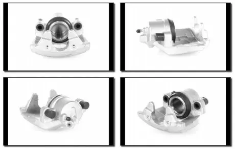 Гальмівний супорт перед. правий FORD C-MAX, C-MAX II, ECOSPORT, FOCUS C-MAX, FOCUS II, FOCUS III, GRAND C-MAX, KUGA I, KUGA II, TOURNEO CONNECT, TRANSIT CONNECT MAZDA 3, 5 1.0-Electric 10.03- GH-Parts GH-432549H