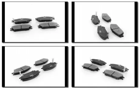 Гальмівні колодки дискові перед. Hyundai Accent 94-05, Getz 02-, Pony (X-2) 89-95 GH-Parts GH-413403