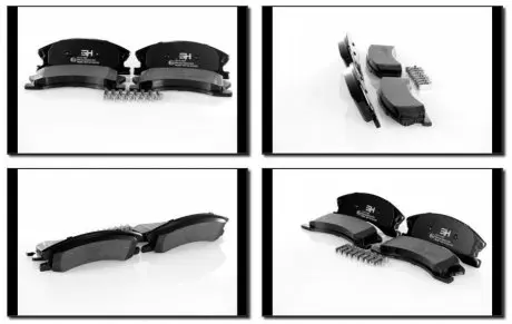 Гальмівні колодки дискові перед. Jeep Grand Cherokee 00- GH-Parts GH-411603