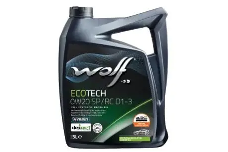 Фото ecotech 0w20 sp/rc d1-3 5lx4 Wolf 1049892 ECOTECH 0W20 SP/RC D1-3 5Lx4 Wolf 1049892