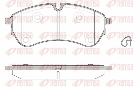 Колодки гальмівні дискові REMSA 1830.00