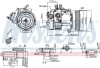 Компрессор кондиционера NISSENS 89462 (фото 7)