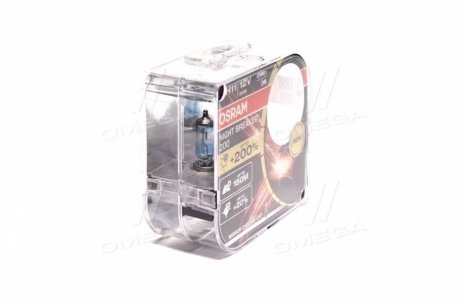 (к-кт 2шт) Лампа NIGHT BREAKER® 200 H11 12V 55W PX26D +200% OSRAM 64211NB200-HCB