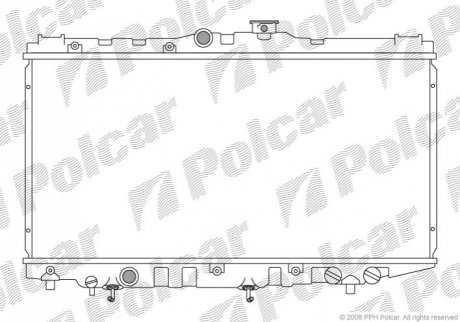 Радиатор охлаждения Polcar 810908-6