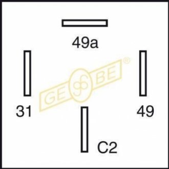 Реле системы накаливания GEBE 9 9410 1