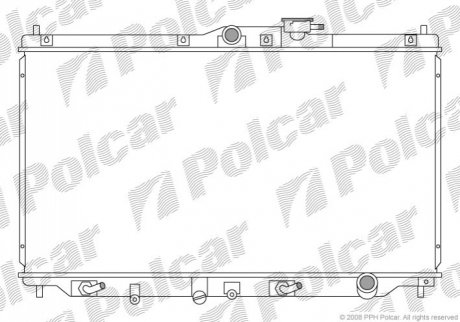 Радиатор охлаждения Polcar 381708-2 (фото 1)