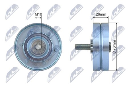 ROLKA NAPINACZA PASKA WIELOROWKOWEGO NTY RNK-PL-045