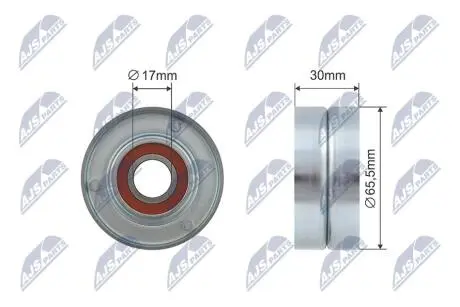 РОЛИК РУЧЕЙКОВОГО РЕМНЯ NTY RNK-ME-037