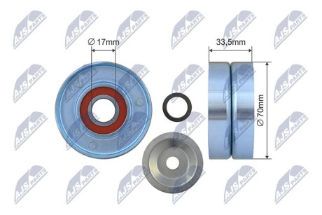 BELT TENSIONER PULLEY NTY RNK-NS-052