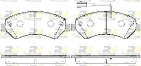 Фото тормозные колодки дисковые ROADHOUSE 21275.22 Тормозные колодки дисковые ROADHOUSE 21275.22