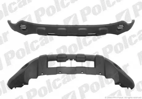 Бампер передній Polcar 387807-5