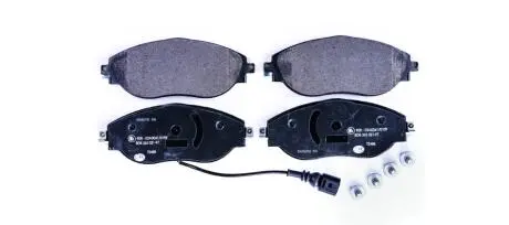 Тормозные колодки дисковые комплект; передняя. HELLA 8DB355021971