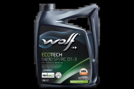 ECOTECH 5W30 SP/RC D1-3 4Lx4 Wolf 1049901