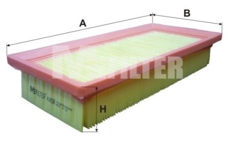 Повітряний фільтр M-FILTER K458