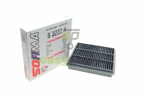 Фільтр повітряний Mitsubishi Pajero/ Montero/ L400 20-3.0 90-07 SOFIMA S 3222 A