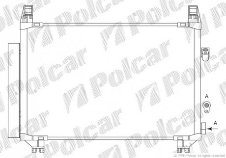 Радиатор кондиционера Polcar 8105K8C3 (фото 1)