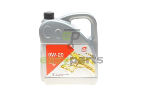 Олива 0W20 (4L) (ACEA C5/C6) (MB 229.71/Ford WSS-M2C947-A/B1/Ford WSS-M2C962-A1) FEBI BILSTEIN 177647