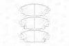 Колодки тормозные дисковые передние Mazda 3 (BM) (13-) CHAMPION 573611CH (фото 2)