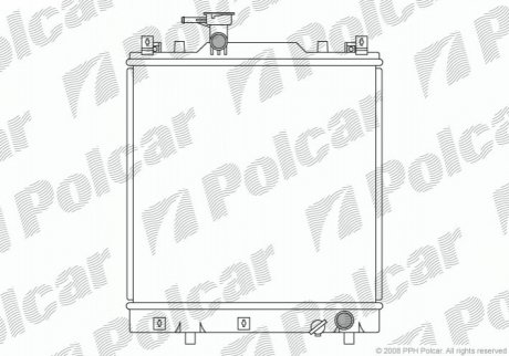 Радіатор охолодження Polcar 740708-1