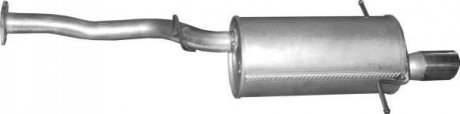 Алюм глушник. сталь, задн. частина Subaru Forester 2.5 XT (46.31) POLMOSTROW 4631